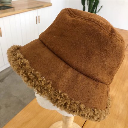 Warm And Cashmere Lamb Wool Fisherman Hat