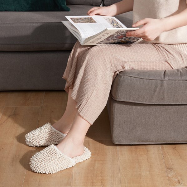 Microfiber Mopping Lazy Floor Cleaning Slippers Absorbent Non-Slip