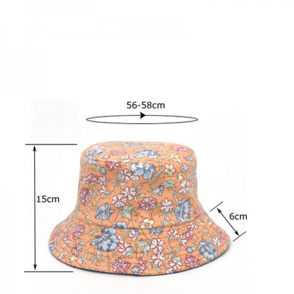 Fashion Printed Double-Sided Basin Hat