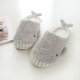 Show Teeth Little Whale Soft Bottom Antiskid Thermal Cotton Slippers