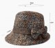 Women's Fashion Casual Thickened Tweed Fisherman's Hat