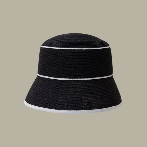 French Hepburn Style Summer Large Brim Straw Hat